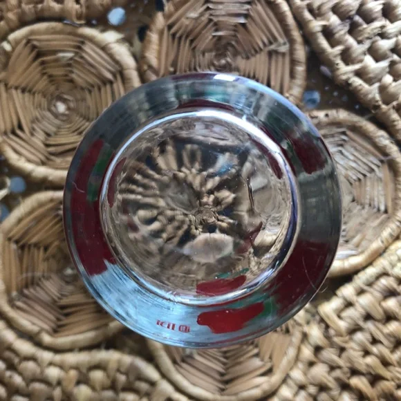 Anchor Hocking Plaid Apple Creamer & Juice Glass Set - Picture 11 of 15